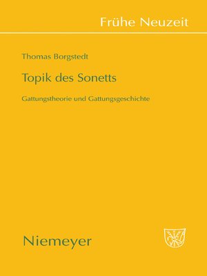 cover image of Topik des Sonetts